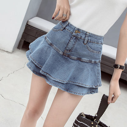 Vintage Denim Mini Skirts