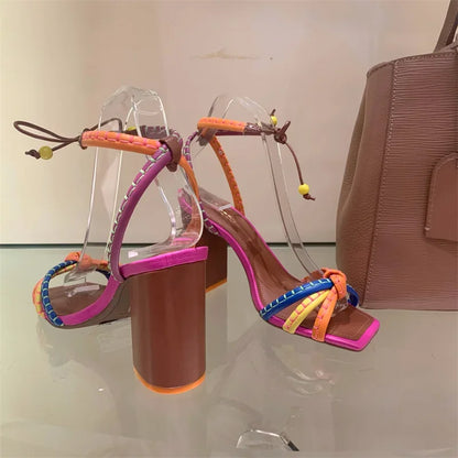 Luxury Twist Woven Sandals