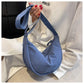 Nylon Half Moon Bag