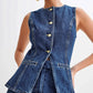 Denim Women Two Pieces Sets