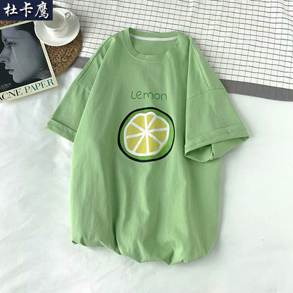 Fruit Printed Loose T-Shirt
