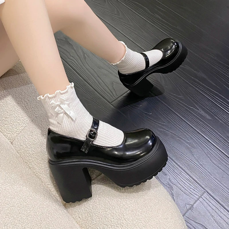 High Platform Thick Heeled Shoes