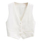 V Neck Sleeveless  Vest