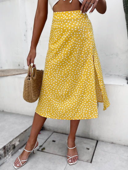 Summer Outfits - Women's Skirt High Waist With Zipper