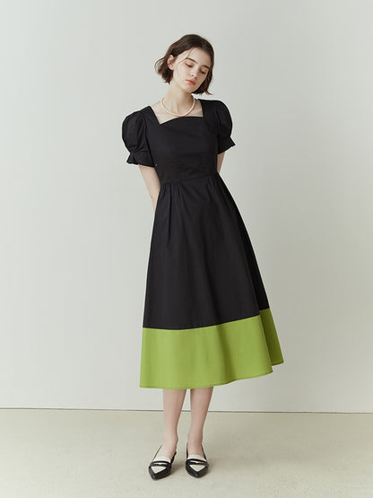 Puff Sleeve Sweet Cotton Dresses