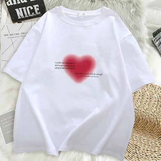 Heart Print T-Shirt
