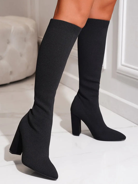 Mesh Long Boots