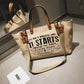 Canvas Shoulder Shopping Bag