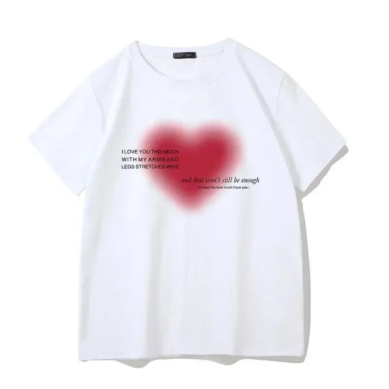 Heart Print T-Shirt