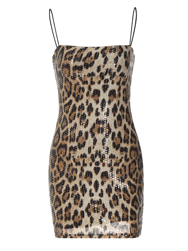 Leopard Print  Dress