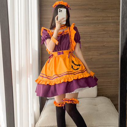 Halloween Bat Vampire Maid Cosplay Costumes