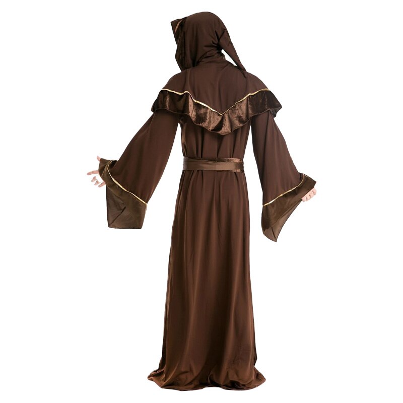Medieval Retro Wizard Monk Friar Halloween Costumes