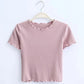 Vintage O neck Short sleeve T-shirt