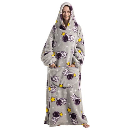 Wearable Blanket Extra Long Warm Plush