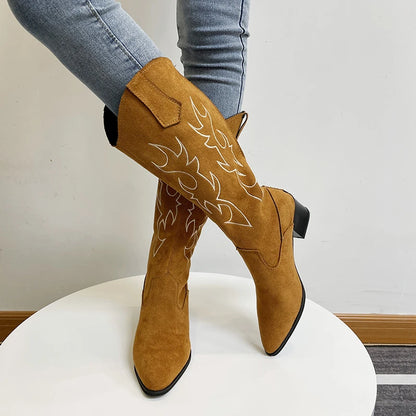 Embroidered Cowboy Boots