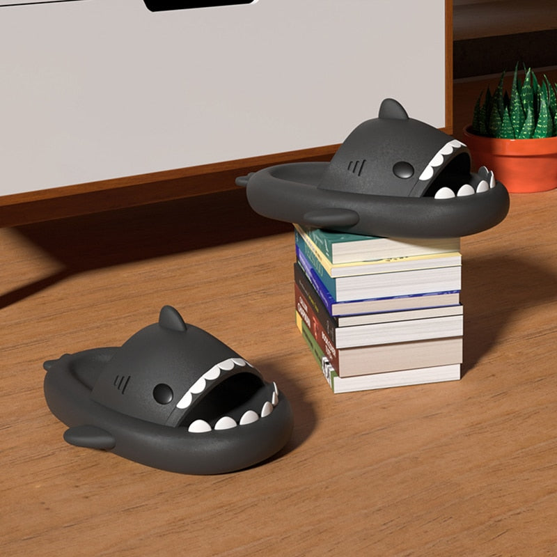 Shark Slippers Anti-skid EVA Solid