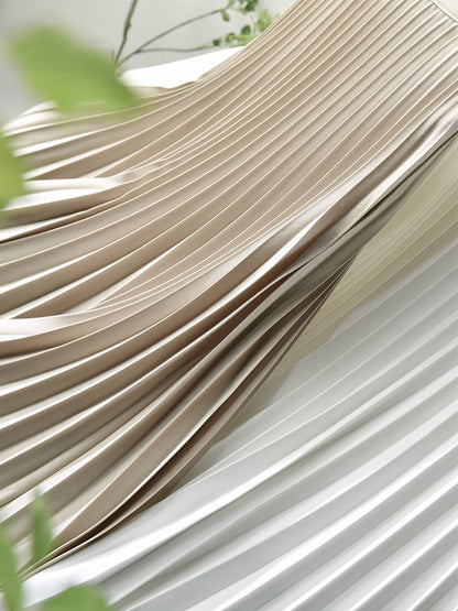 Chic Pleated Skirt High Waist Luxury