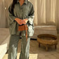 Linen Shirt Pants Suits