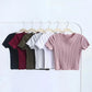 Vintage O neck Short sleeve T-shirt