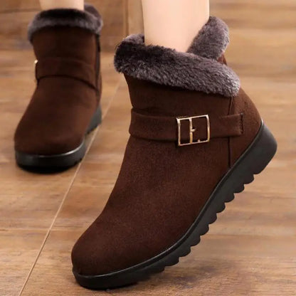 Thick Plush Snow Boots Women
