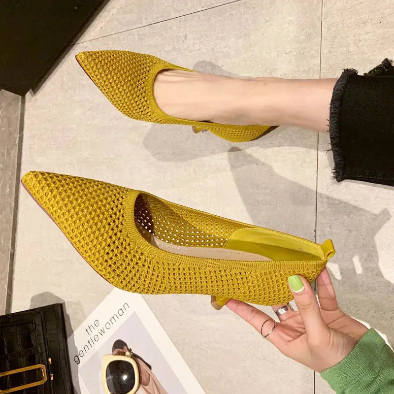 Comfortable Triangle Heeled Shoes