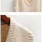 V-Neck Sleeveless Knitted Sweater