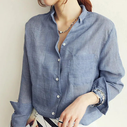 Linen Women Shirt