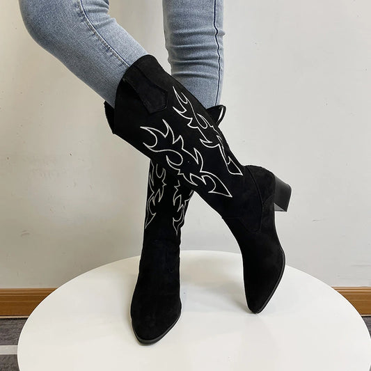 Embroidered Cowboy Boots