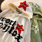 Angry Star Embroidery Hoodies