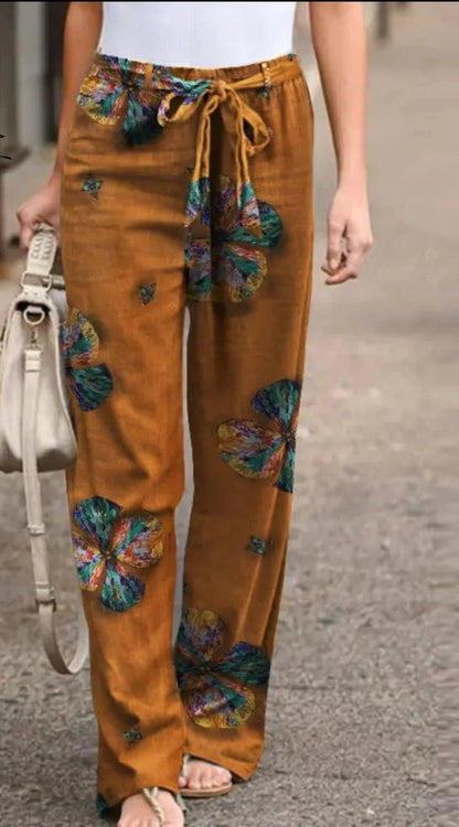 Rahat Lastikli Bel Pamuklu Pantolon