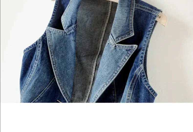 Casual Denim Vest