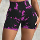 Seamless Tie Dye Push Up Shorts