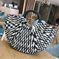 Woven Large Capacity Half Round Handbag