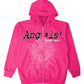 Angels Printed Spider Graphic Hooded