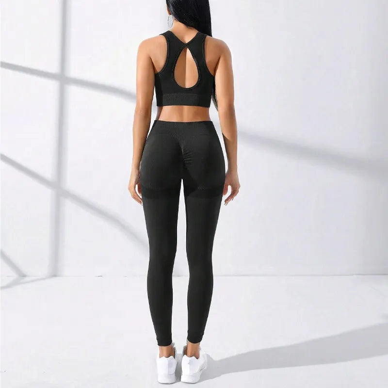 Seamless  2pcs  Gym Set