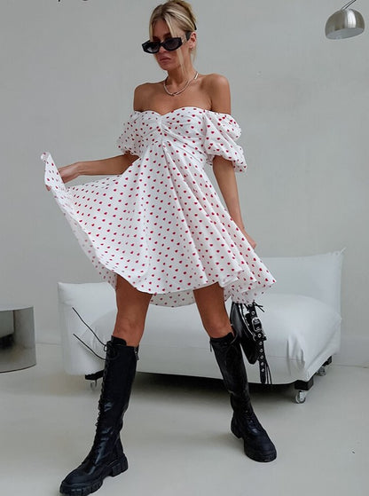 Women Polka Dot Dress