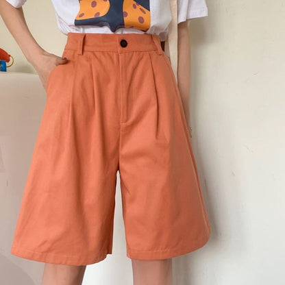 Comfortable Knee-Length Cargo Shorts