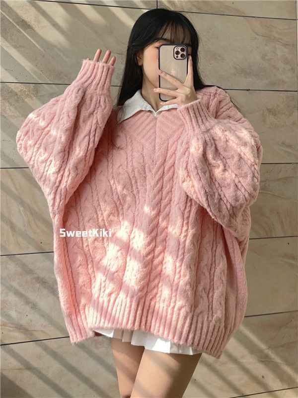 Women Korean Style Oversized Sweater