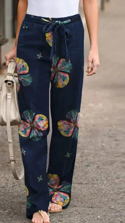 Rahat Lastikli Bel Pamuklu Pantolon