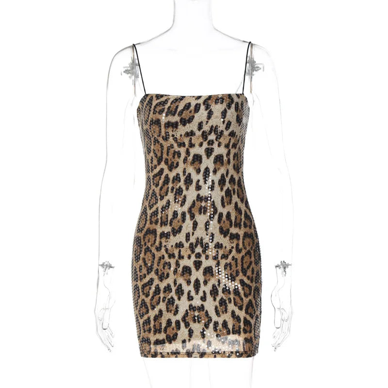 Leopard Print  Dress