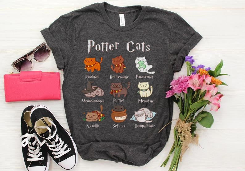 Cute Potter Cats Mom Shirt