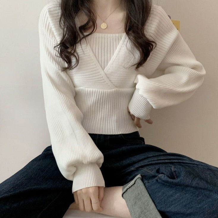 Casual Korean Style Daily Loose Design Sweater