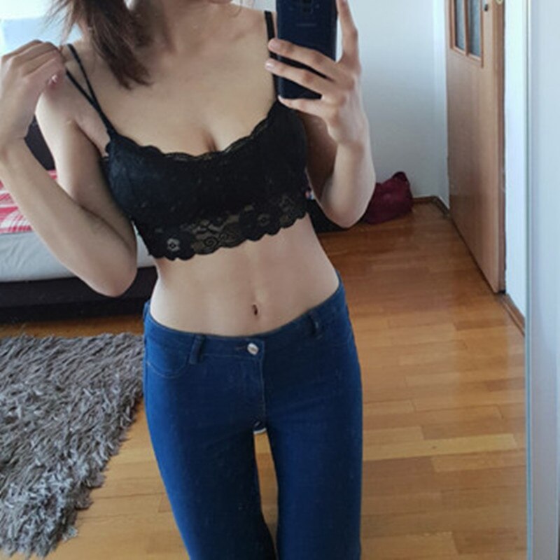 Sexy Lace Bralette Crop Top