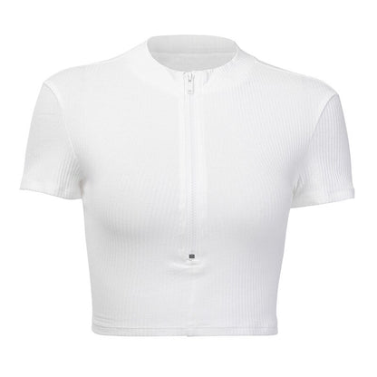 V-Neck Slim Short Sleeve