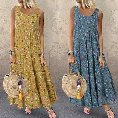 Bohemian Casual Maxi Dress Casual