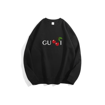 Women Cherry  Print Sweatshirt Hoodies