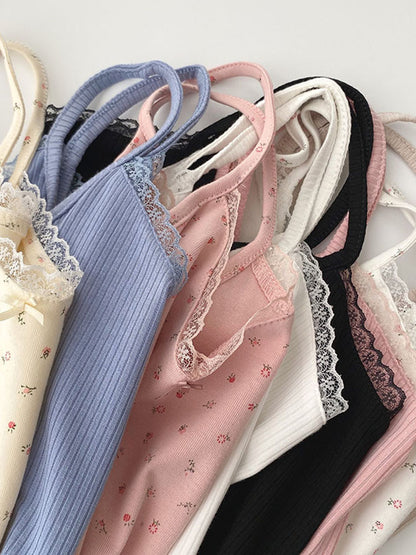 Vintage Lace Slim Crop