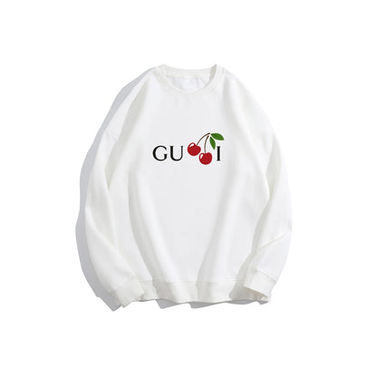 Women Cherry  Print Sweatshirt Hoodies