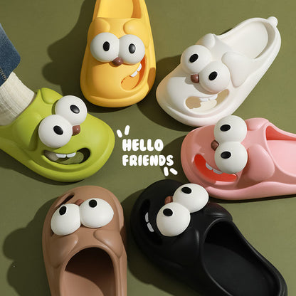 Funny Cartoon Dog Slippers