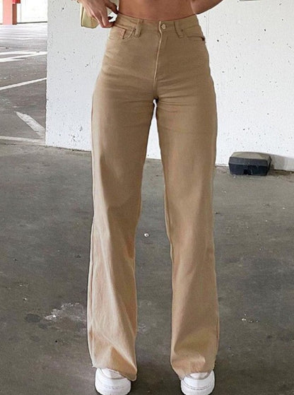 Autumer Winter Women Denim Pants High Wais